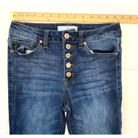 KanCan Jeans Womens 5/26 Lyla High Rise Super Skinny Button Fly Stretch Denim - Picture 6 of 10